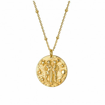 Collar Oro Símbolo Geminis