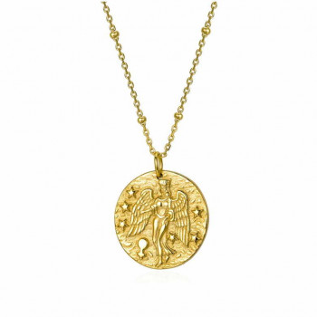 Virgo Sign Gold Necklace