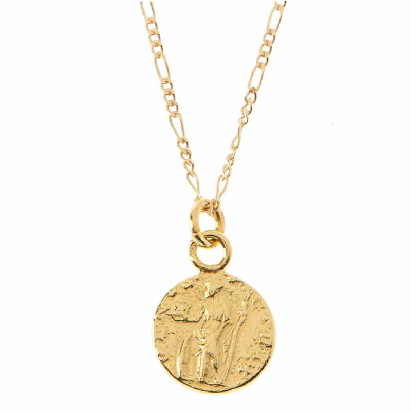 Roman Coin Necklace Gold - Gold Roman Coin Pendant Roman Coin Necklace Gold - Gold Roman Coin Pendant