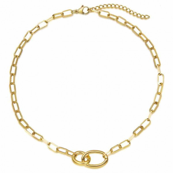 Collar eslabones oro