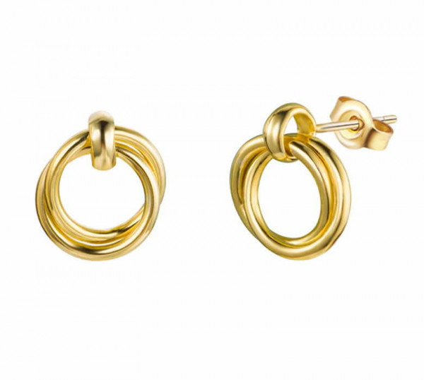 Kreis Gold Ohrringe