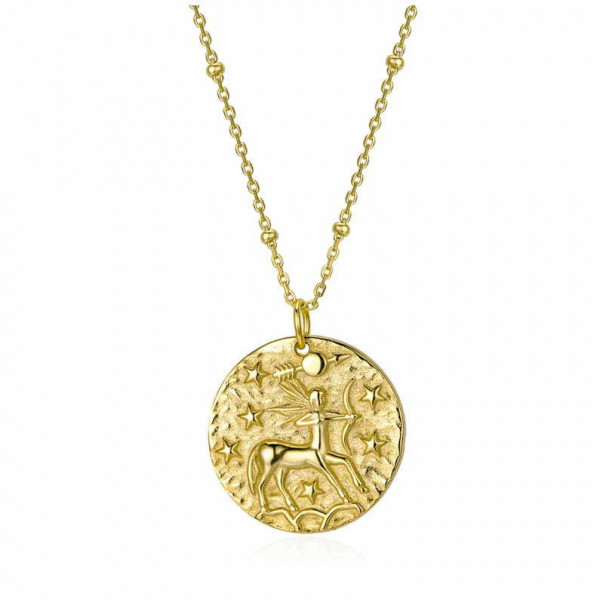Schütze Gold Anhänger Halskette