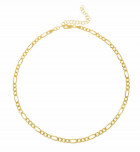 Goldene Glieder Halskette