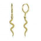 Schlangen Gold Ohrringe