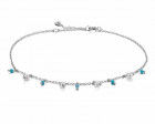 Tobillera Perlas