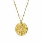 Collar Moneda Símbolo de Virgo